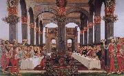 Sandro Botticelli The story of the wedding scene Germany oil painting artist